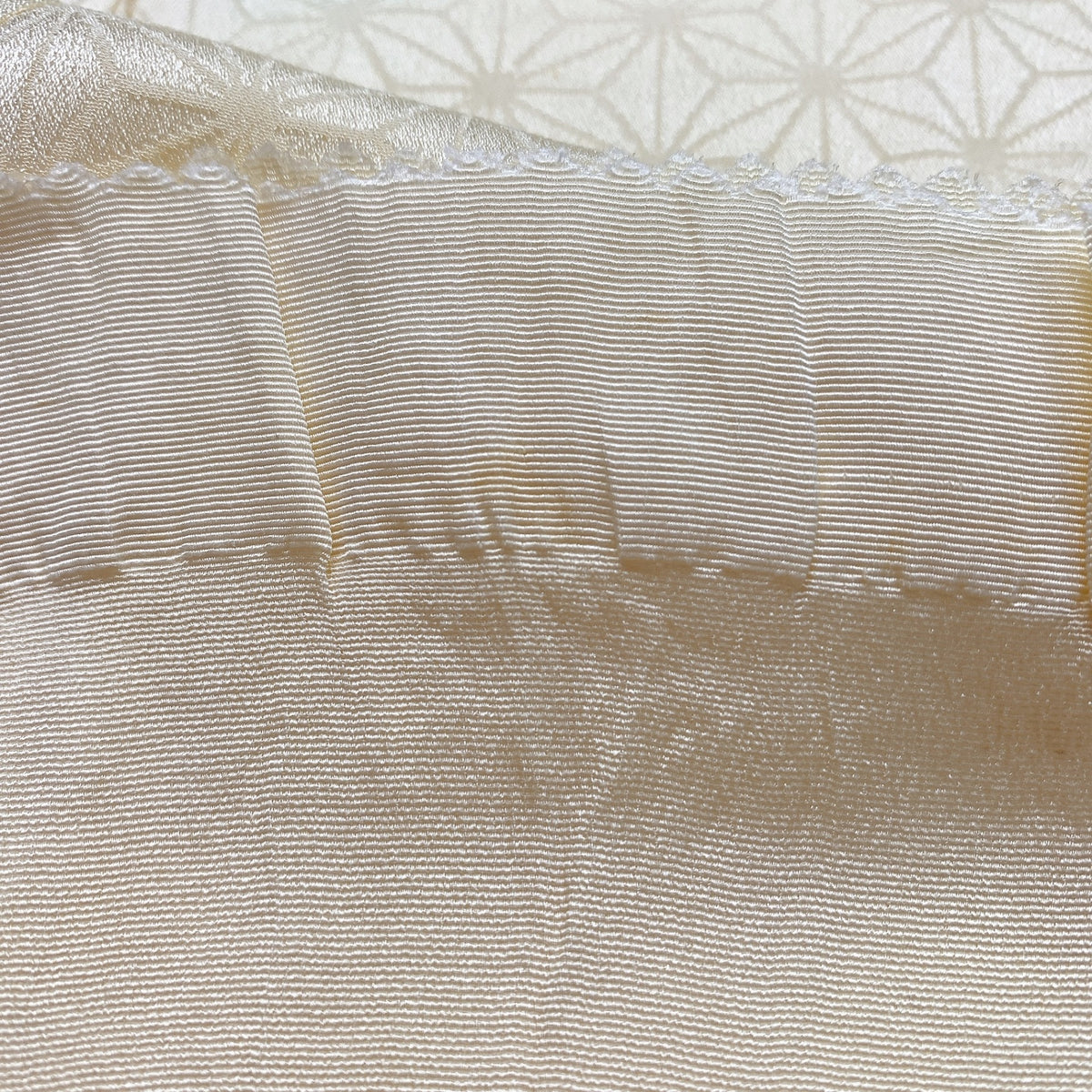 8667# Japanese Kimono Accessory Vintage Obiage and Obijime 2-piece Set Silk