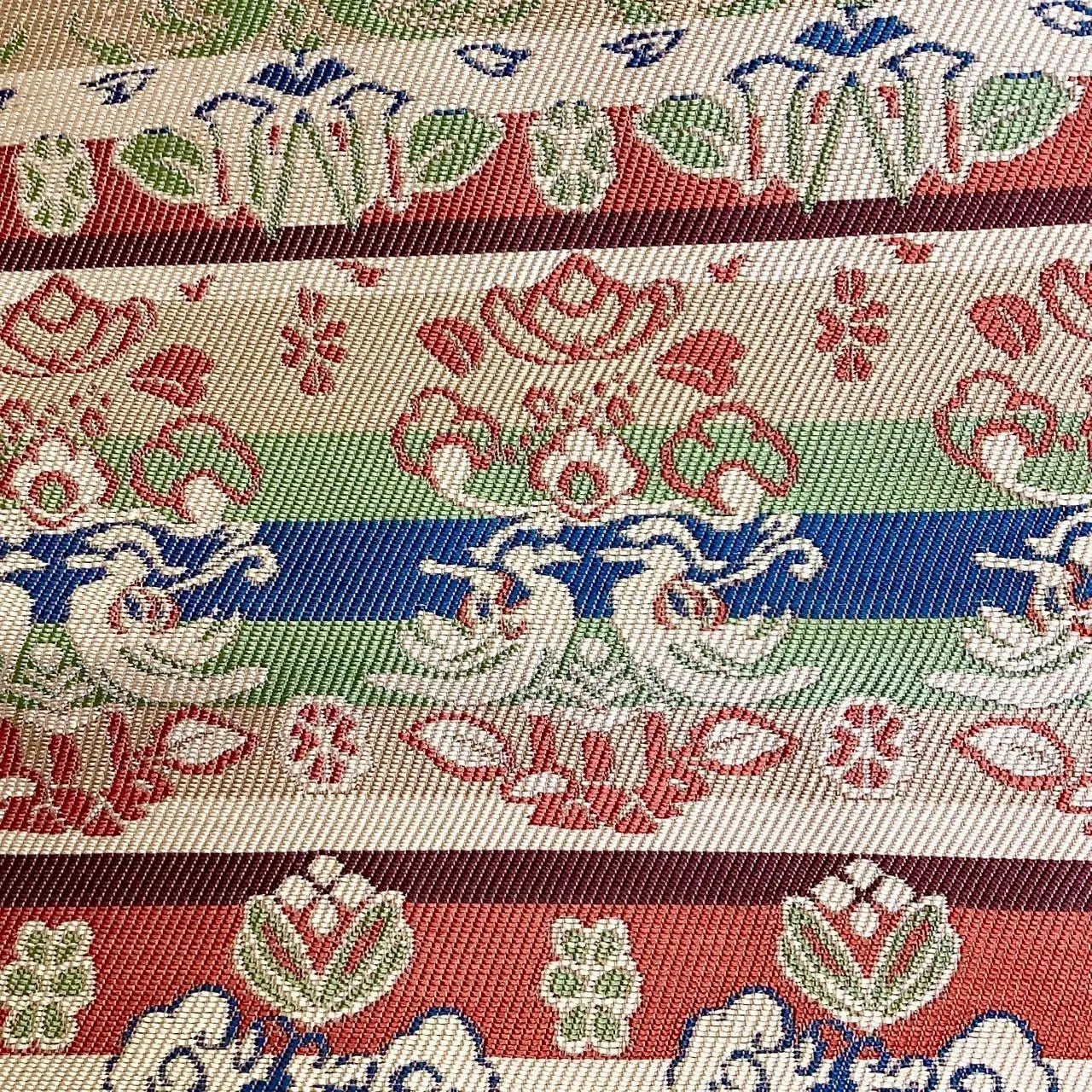 5724# Japanese Vintage Nagoya Obi Belt Kimono Fabric Silk Traditional