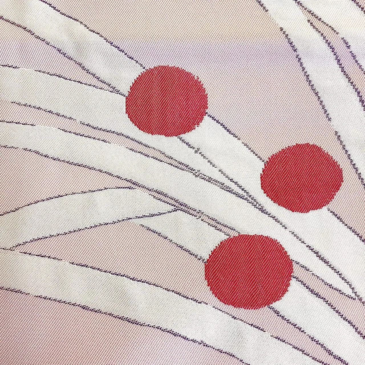 5761# Japanese Vintage Nagoya Obi Belt Kimono Fabric Silk Traditional