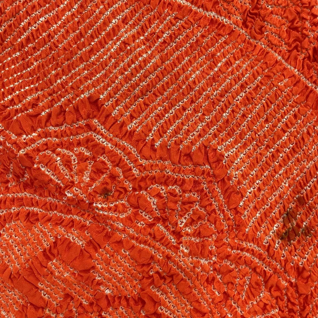 5904# Japanese Kimono Accessory Obiage and Obijime 2-piece Set Silk Shibori