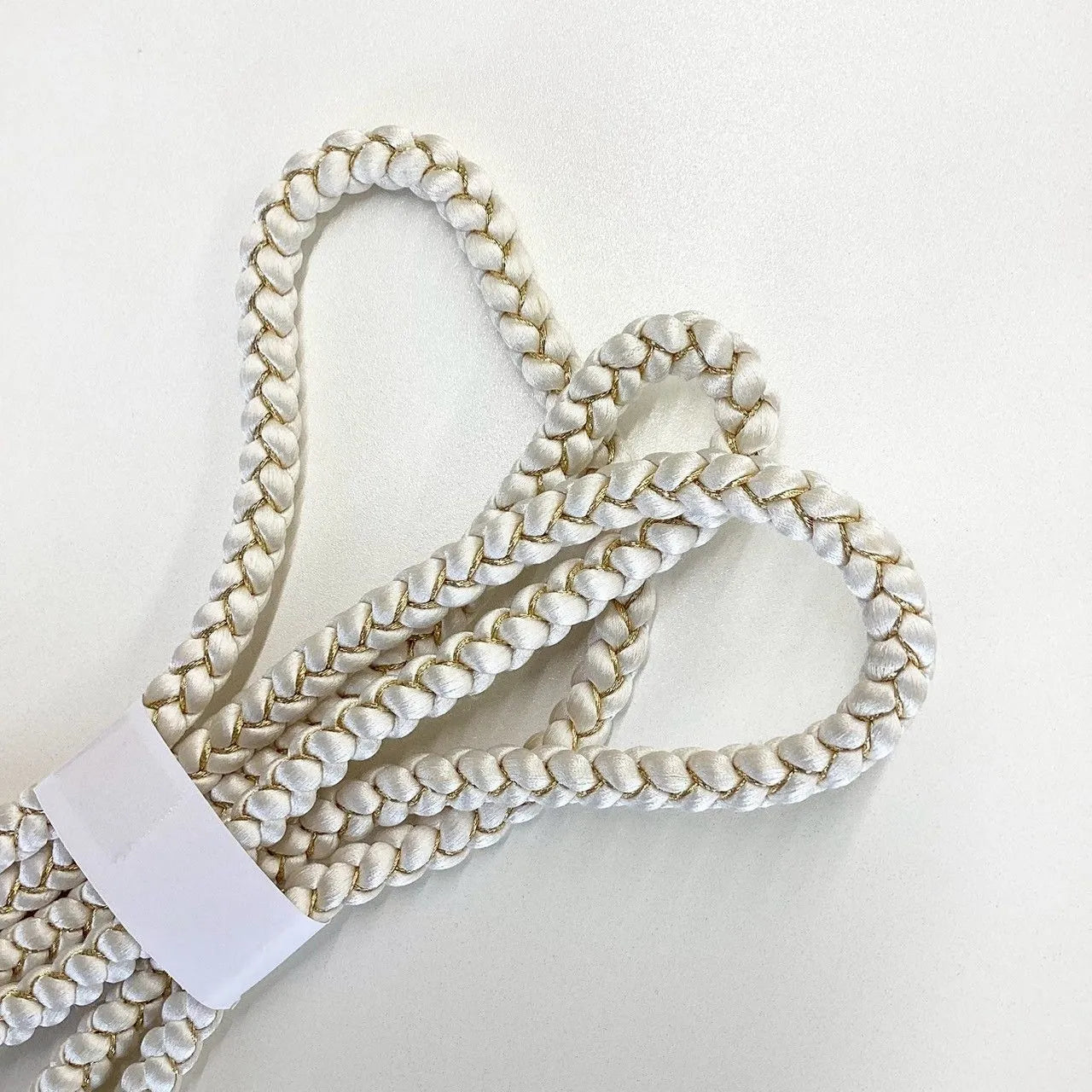 5929# Japanese Kimono Accessory Obiage and Obijime 2-piece Set Silk Shibori