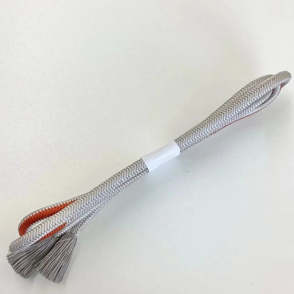 5917# Japanese Kimono Accessory Obiage and Obijime 2-piece Set Silk Shibori