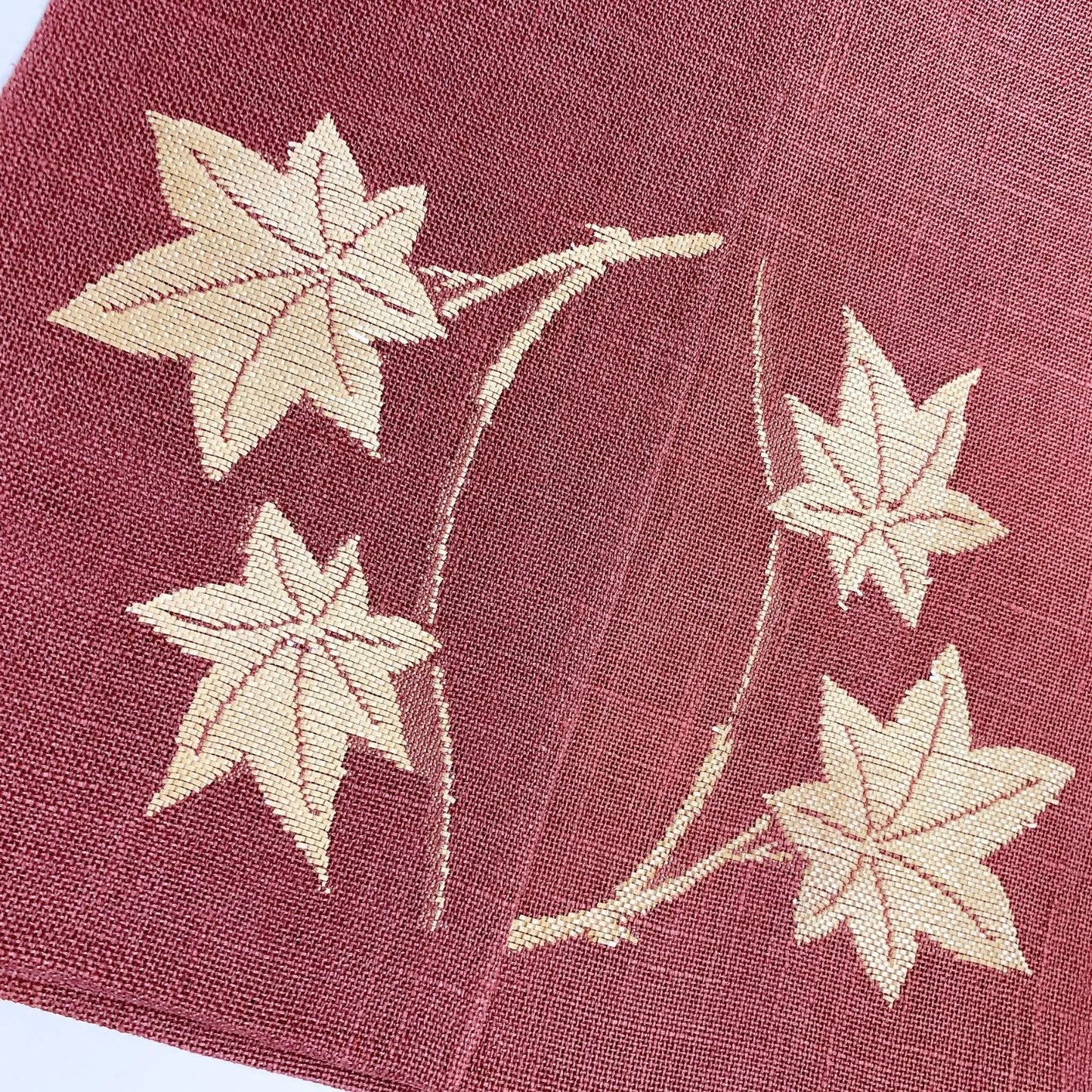 6964# Japanese Vintage Nagoya Obi Belt Kimono Fabric Silk Traditional Summer
