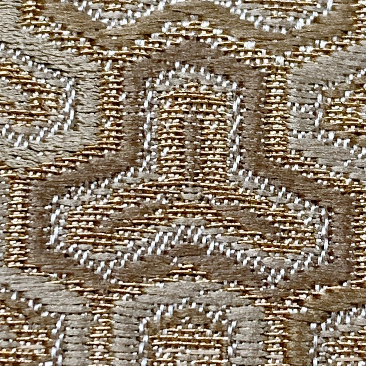 7341# Japanese Antique Fukuro Obi Belt Kimono Fabric Silk All-over pattern