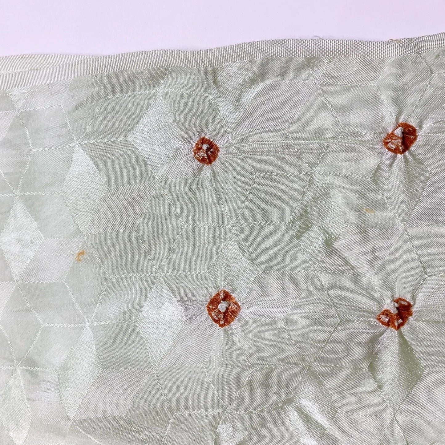 7384# Japanese Kimono Accessory Obiage and Obijime 2-piece Set Silk Shibori