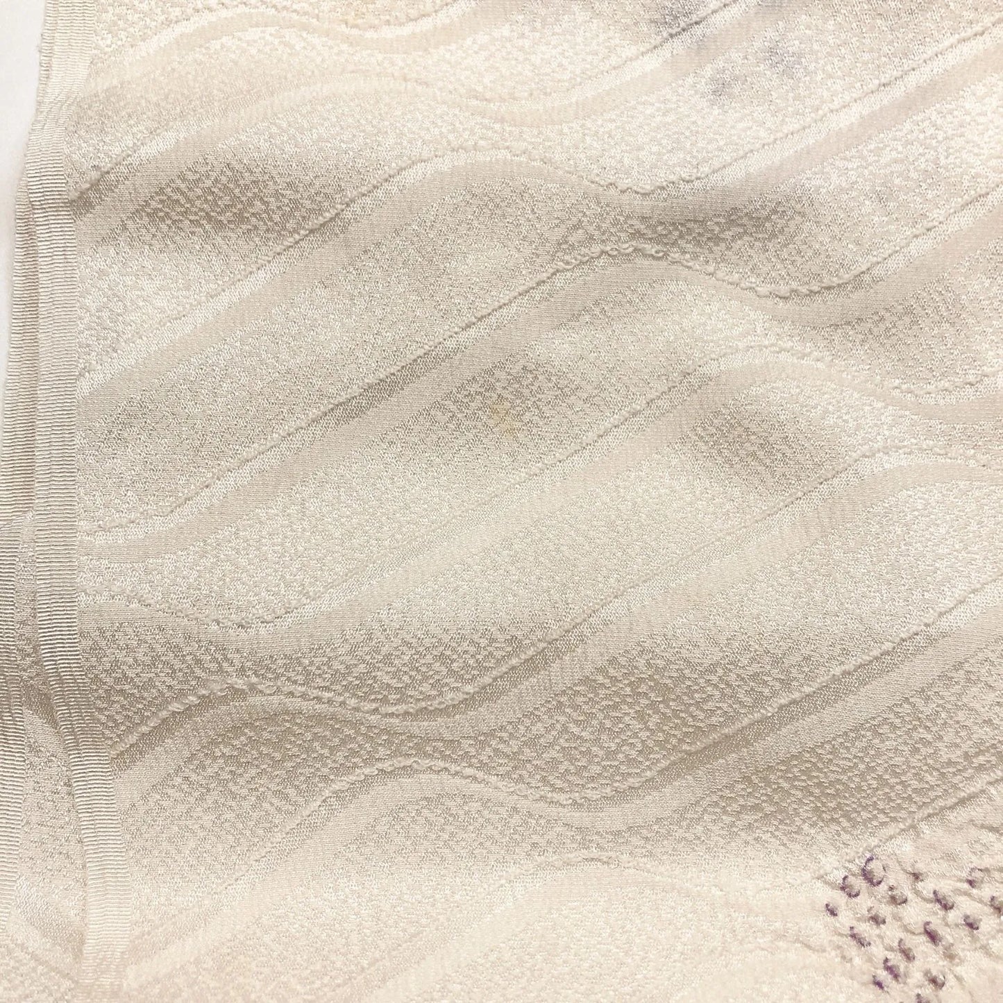 7394# Japanese Kimono Accessory Obiage and Obijime 2-piece Set Silk Shibori