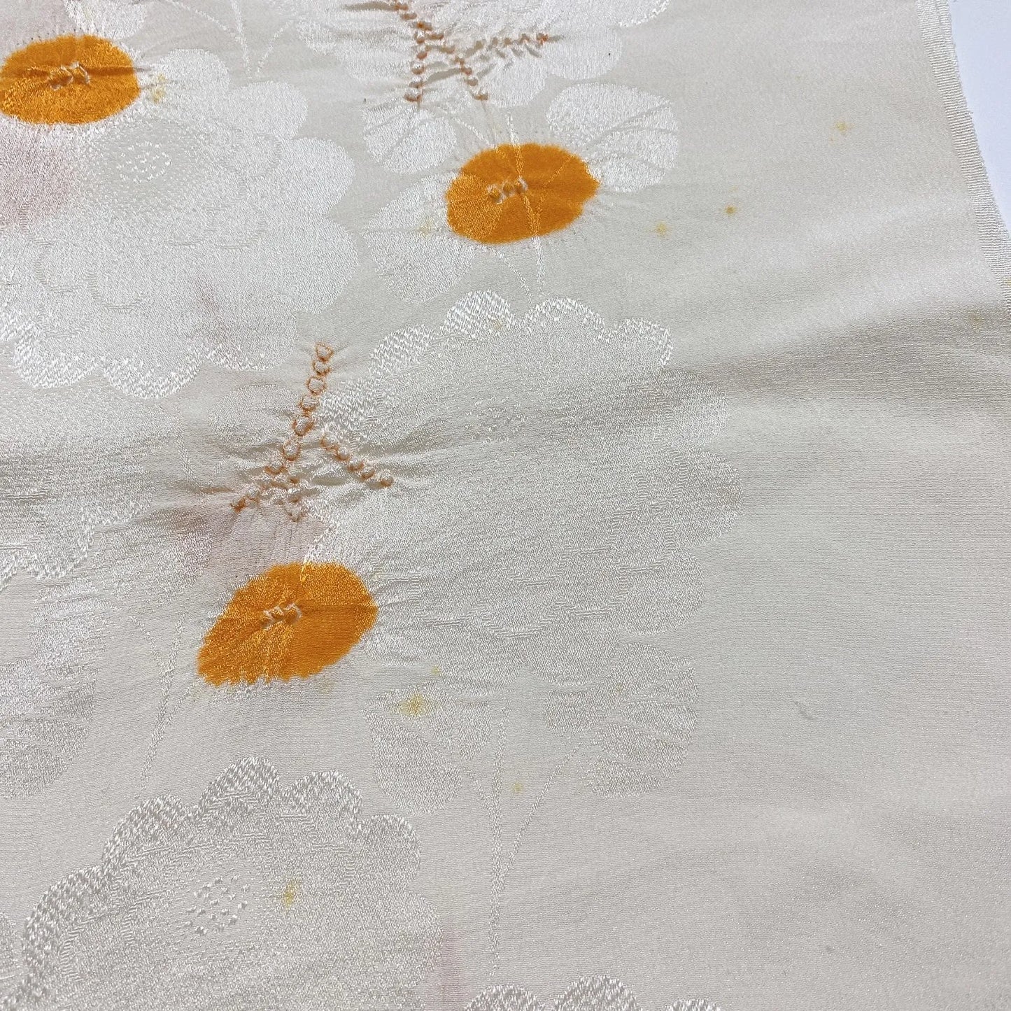 7432# Japanese Kimono Accessory Obiage and Obijime 2-piece Set Silk Shibori
