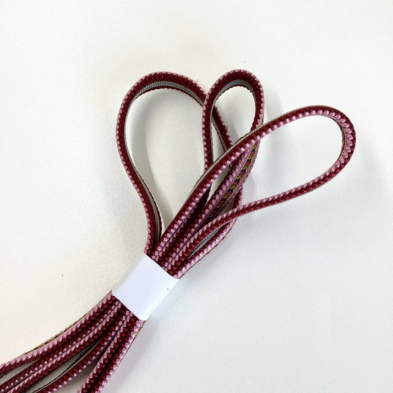 7609# Japanese Kimono Accessory Vintage Obiage and Obijime 2-piece Set Silk