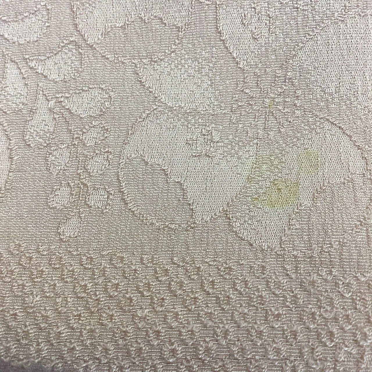 7632# Japanese Kimono Accessory Vintage Obiage and Obijime 2-piece Set Silk