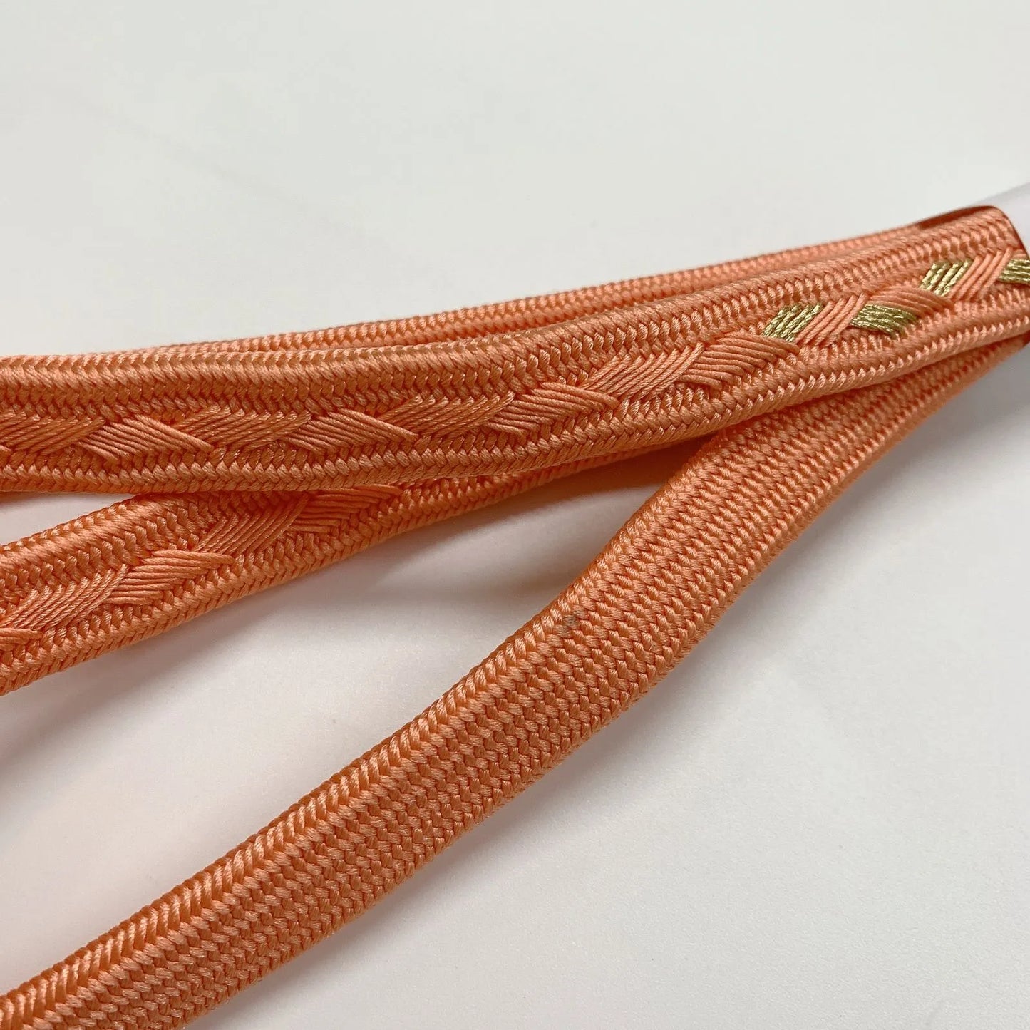 7660# Japanese Kimono Accessory Vintage Obiage and Obijime 2-piece Set Silk