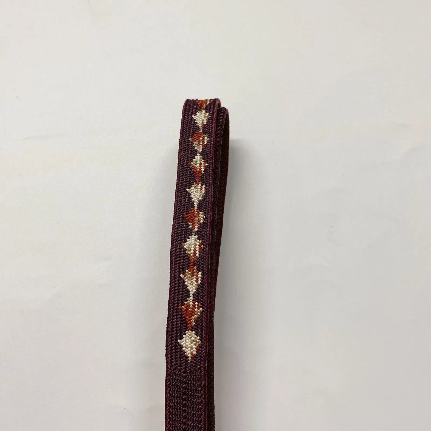 7704# Japanese Kimono Accessory Vintage Obiage and Obijime 2-piece Set Silk