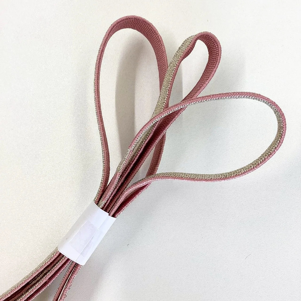 7911# Japanese Kimono Accessory Vintage Obiage and Obijime 2-piece Set Silk