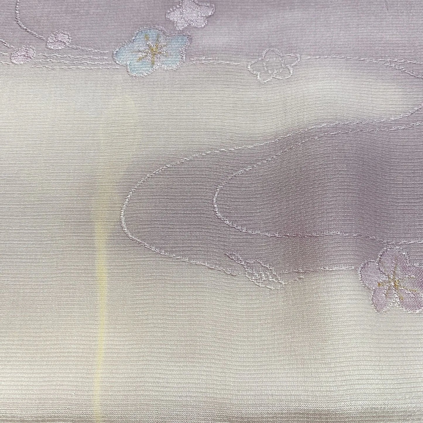 7973# Japanese Kimono Accessory Vintage Obiage and Obijime 2-piece Set Silk