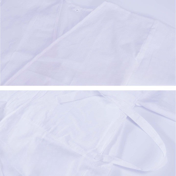 Japanese Women's Traditional Kimono Underwear White Robe Vintage Undergarment