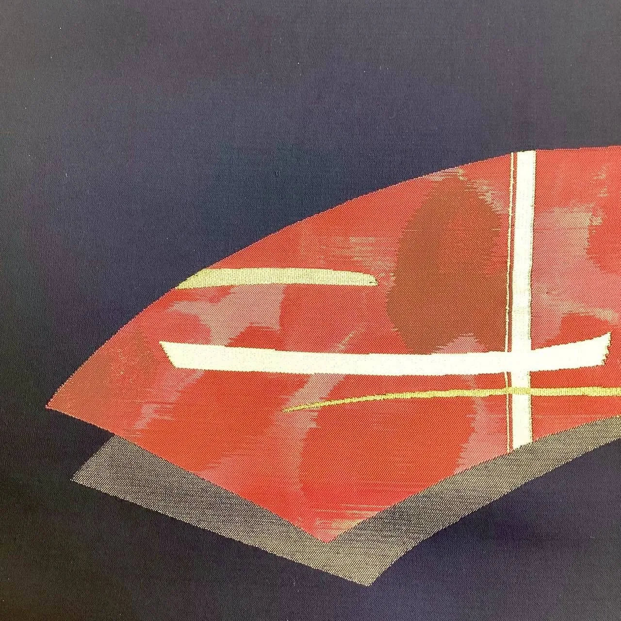 5704# Japanese Vintage Nagoya Obi Belt Kimono Fabric Silk Traditional