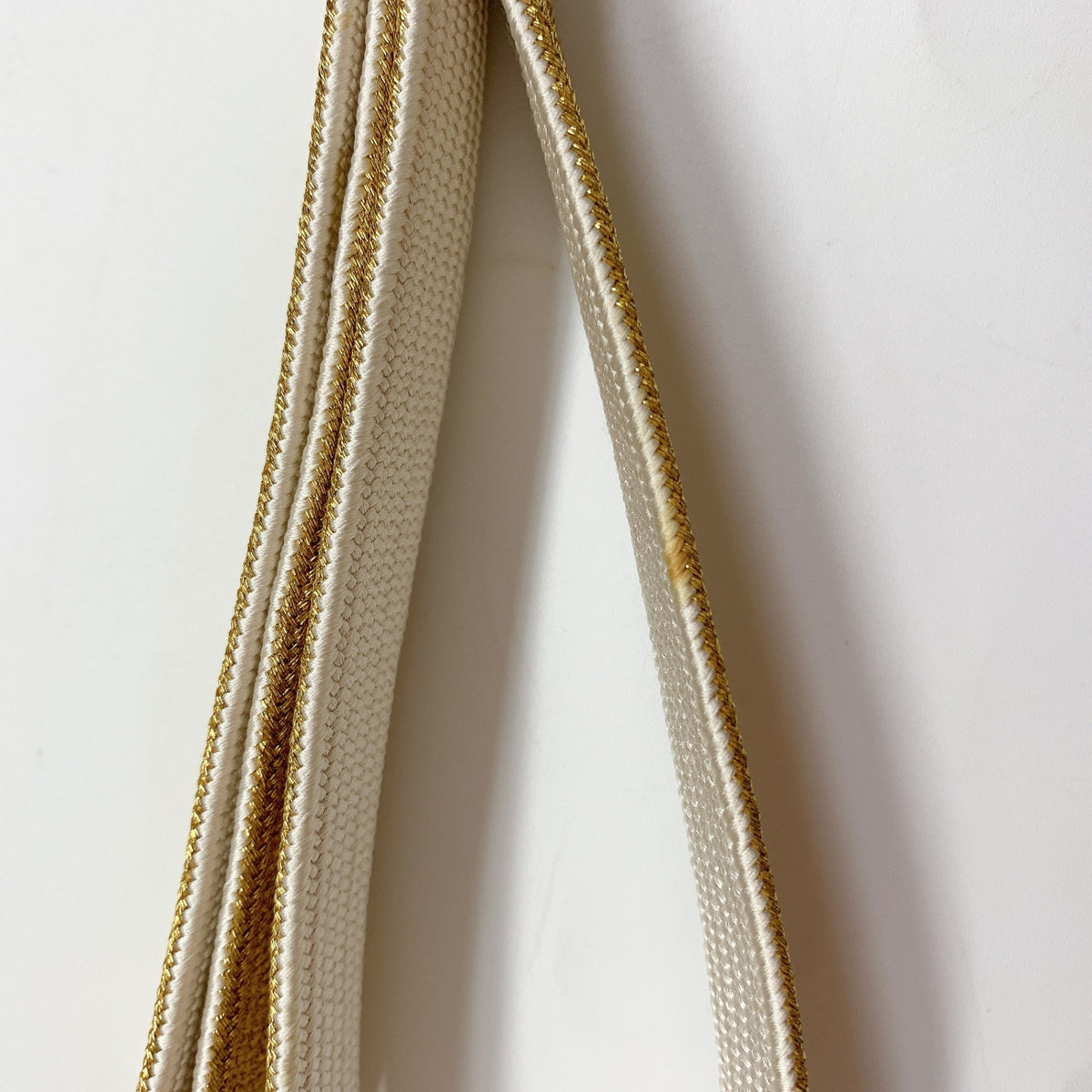 8704# Japanese Kimono Accessory Vintage Obiage and Obijime 2-piece Set Silk