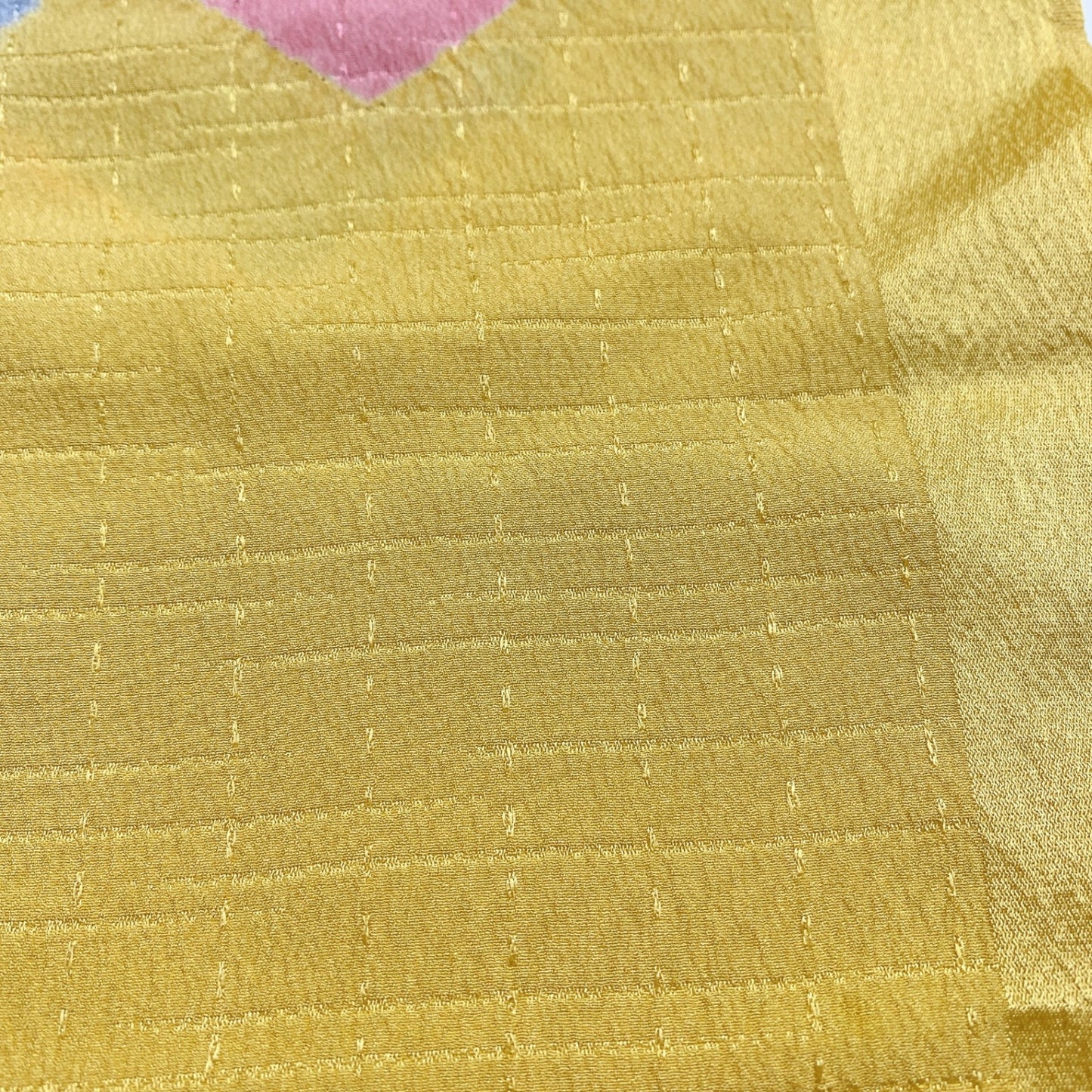 8659# Japanese Kimono Accessory Vintage Obiage and Obijime 2-piece Set Silk