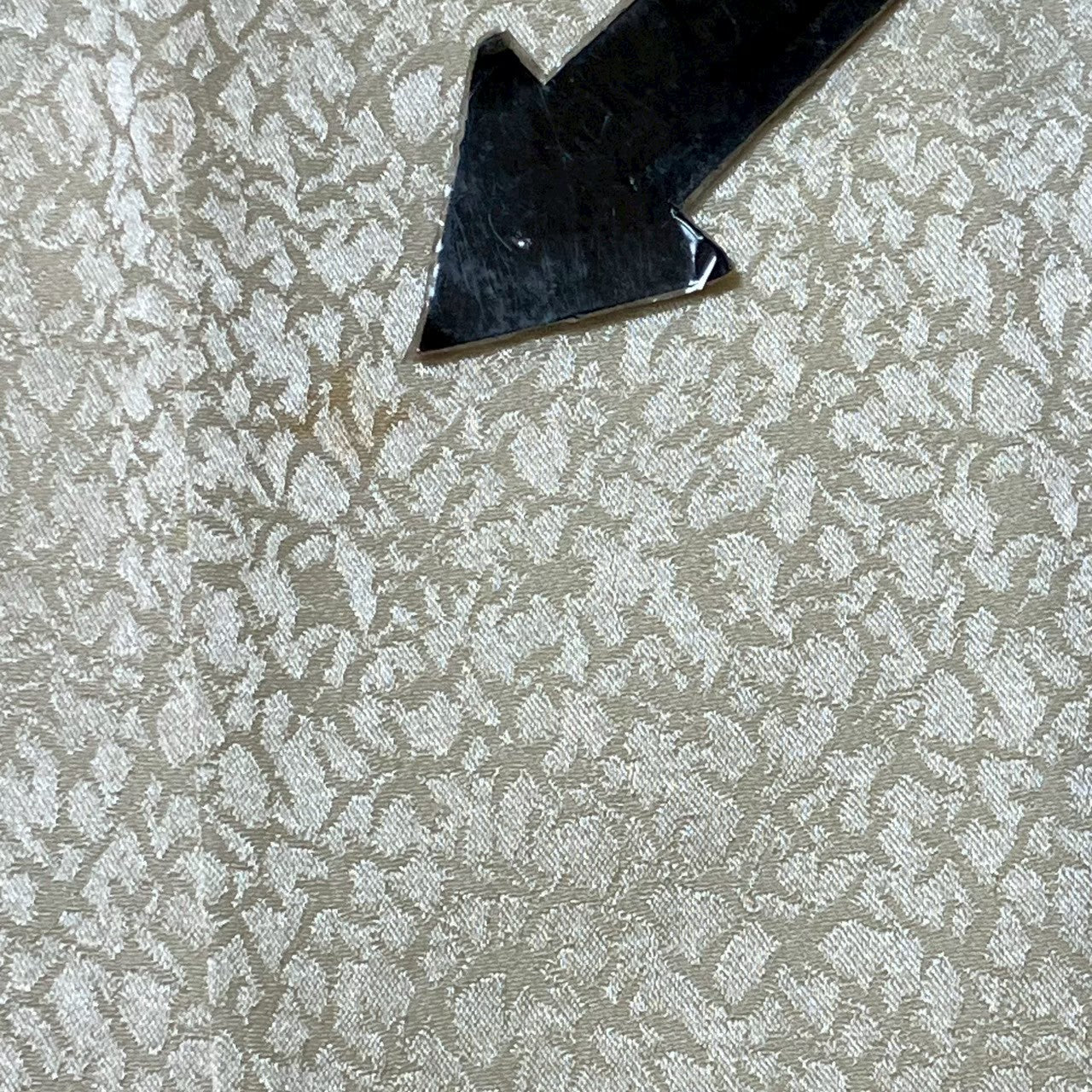 6123# Japanese Kimono Vintage Womens Silk Fabric Robe Kimono only sold Yellow