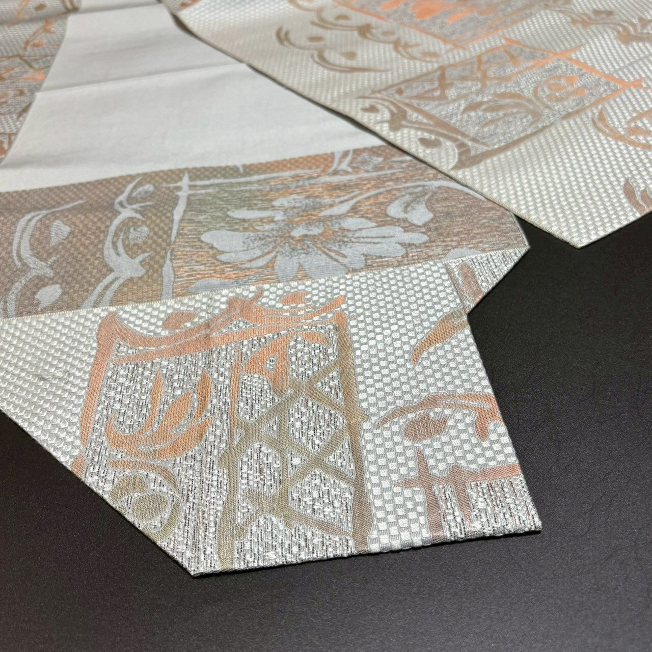 8470# Japanese Vintage Nagoya Obi Belt Kimono Fabric Silk Traditional