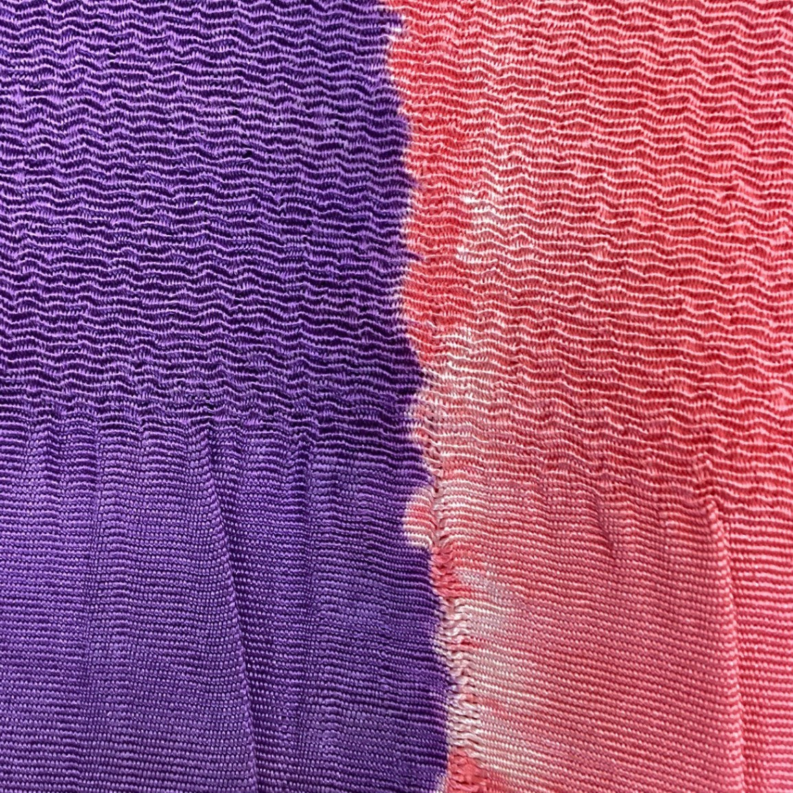 8559# Japanese Kimono Accessory Vintage Obiage and Obijime 2-piece Set Silk