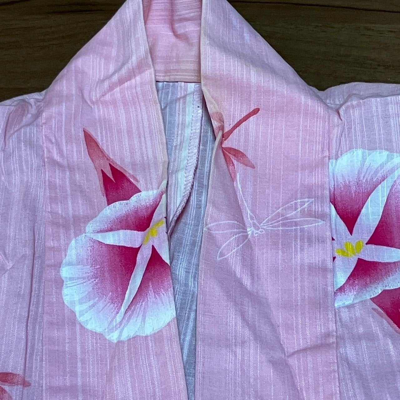 9441# Japanese Yukata Womens Vintage Fabric Cotton Robe Kimono Traditional