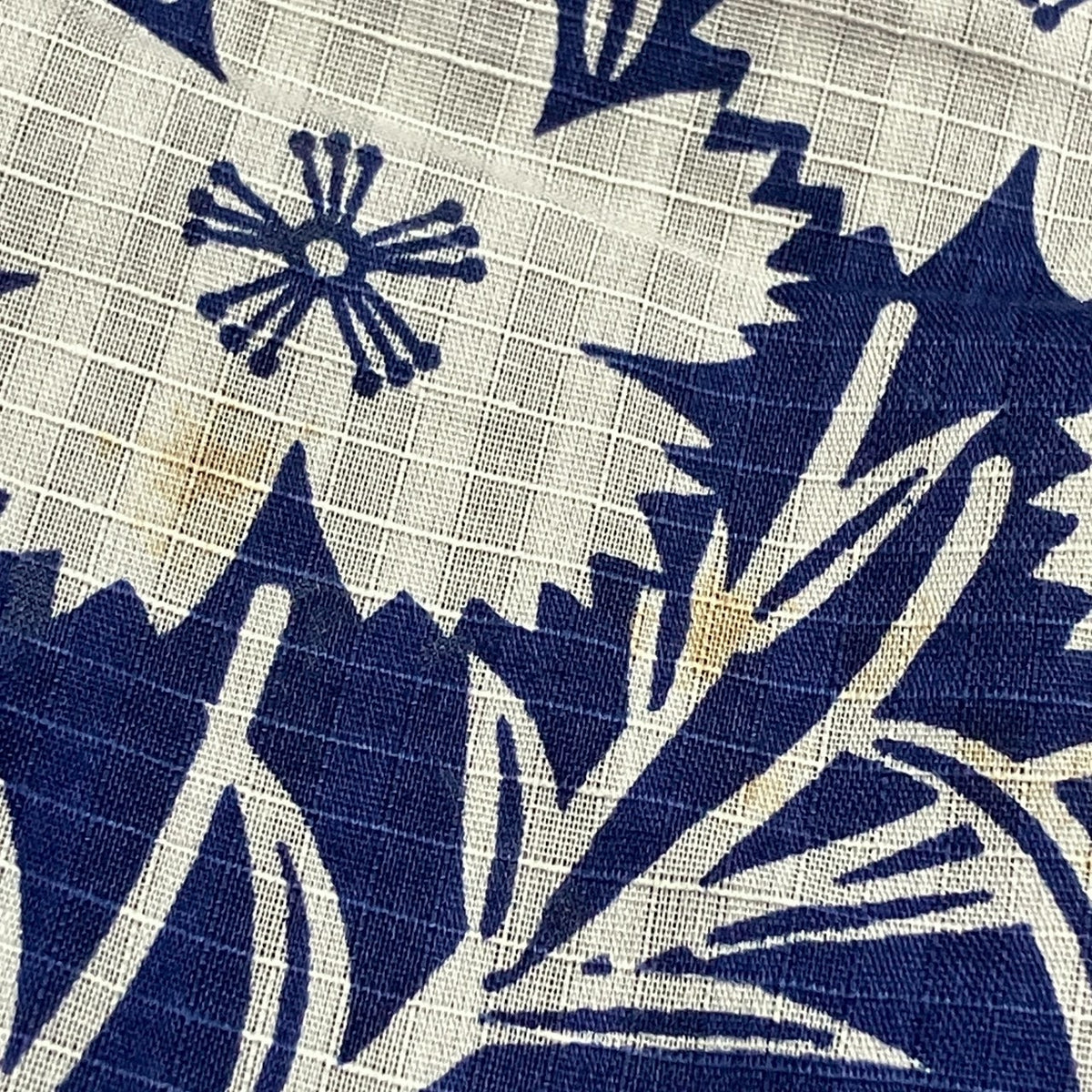 9130# Japanese Yukata Womens Vintage Fabric Cotton Robe Kimono Traditional