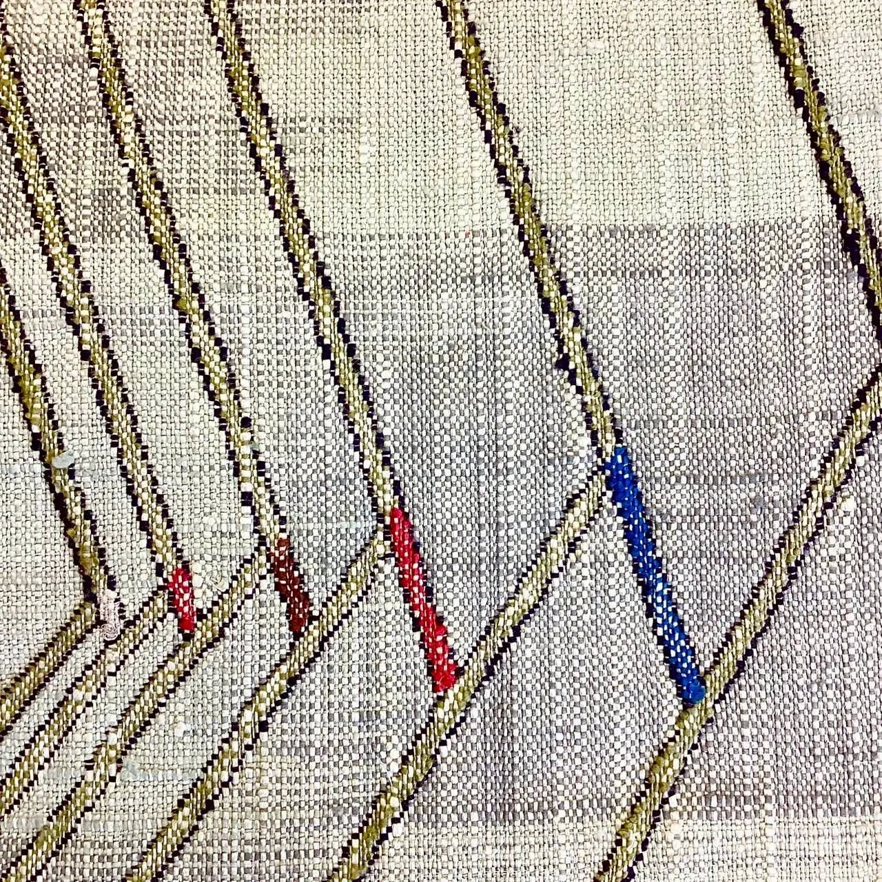 5713# Japanese Vintage Nagoya Obi Belt Kimono Pongee Fabric Silk Traditional