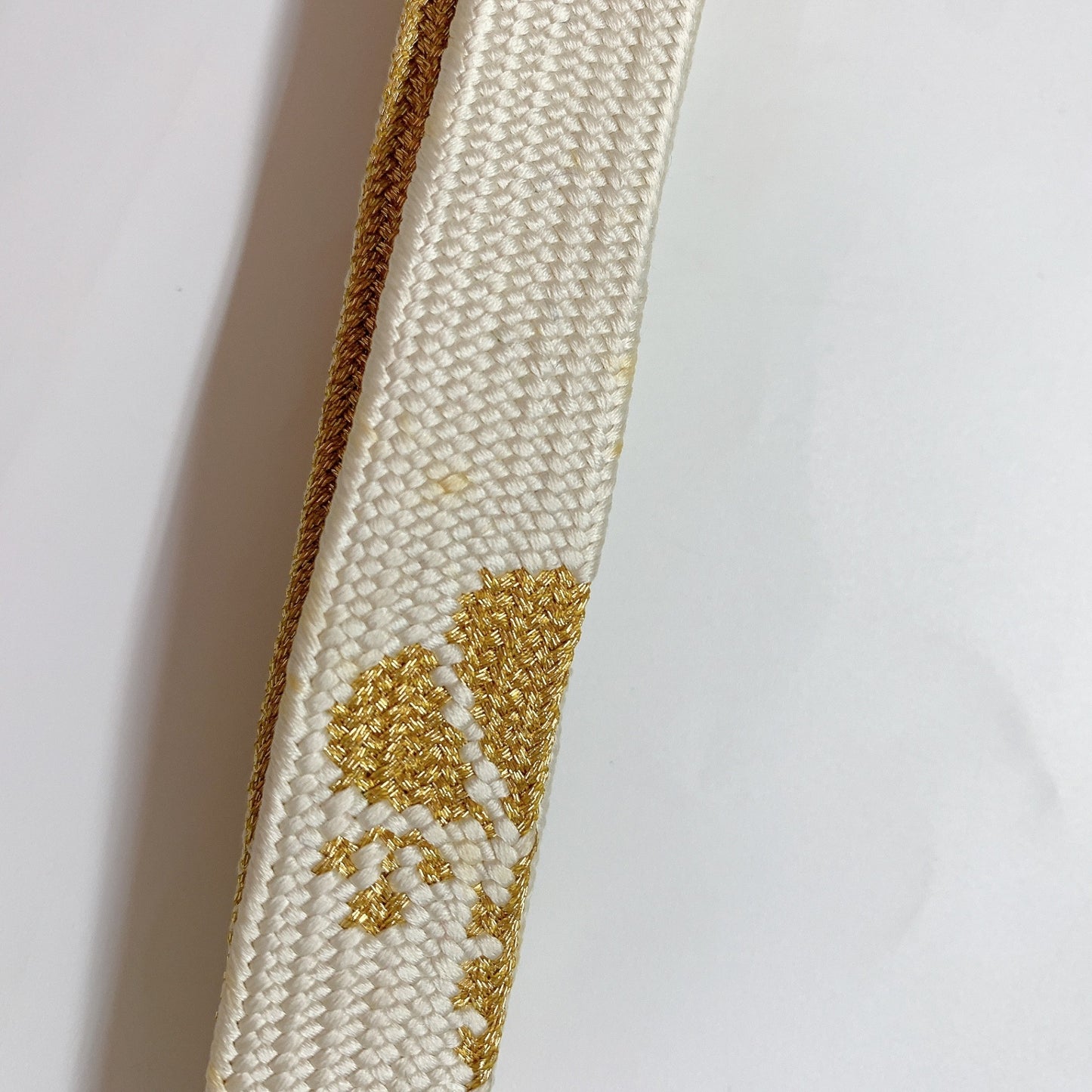 8302# Japanese Kimono Accessory Vintage Obiage and Obijime 2-piece Set Silk