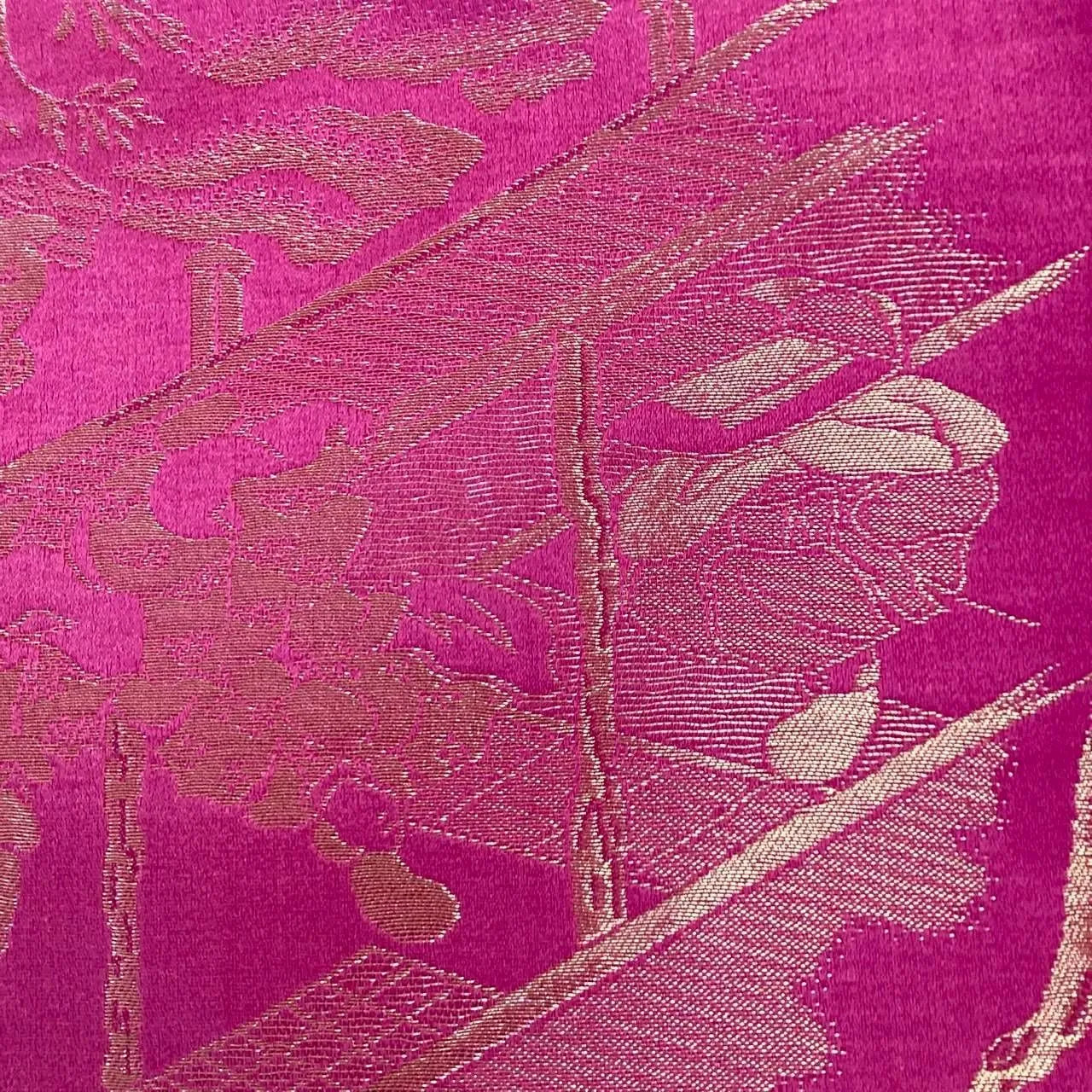 5703# Japanese Vintage Nagoya Obi Belt Kimono Fabric Silk Traditional