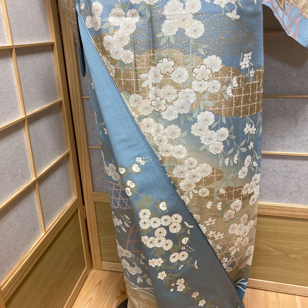 3934# Japanese Kimono Vintage Womens Silk Fabric Robe Kimono only sold