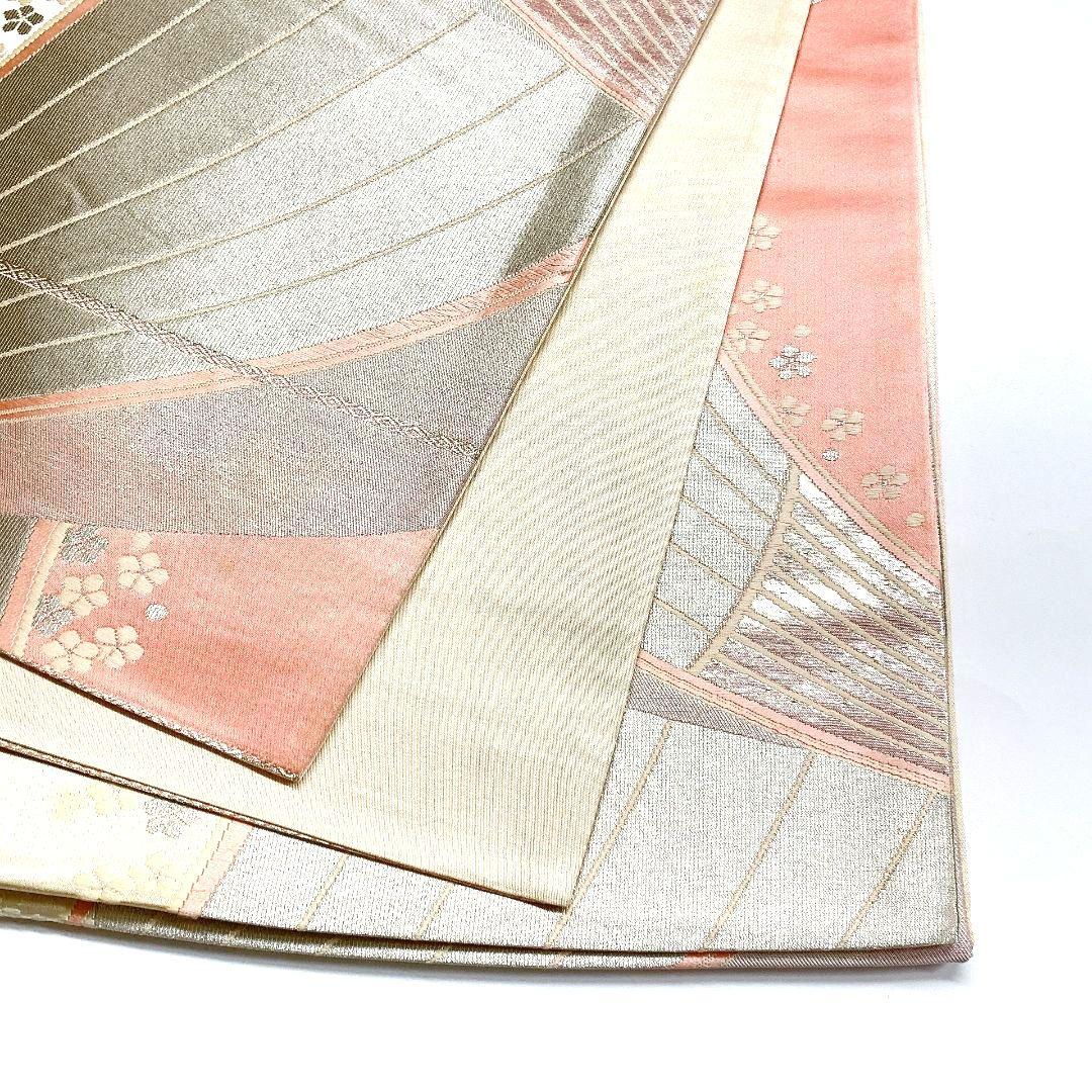 4087# Japanese Vintage Fukuro Obi Belt Kimono Fabric Silk Traditional