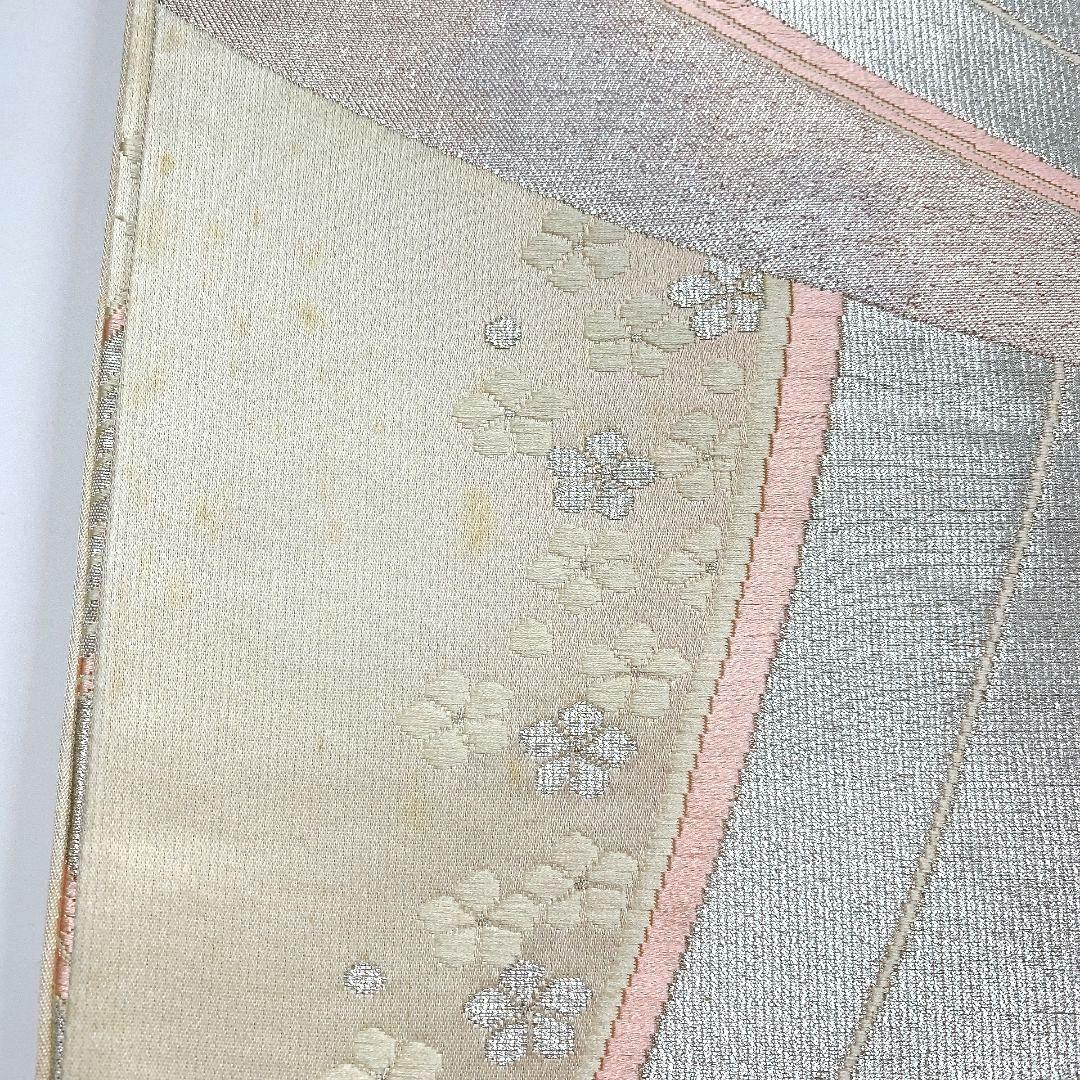 4087# Japanese Vintage Fukuro Obi Belt Kimono Fabric Silk Traditional