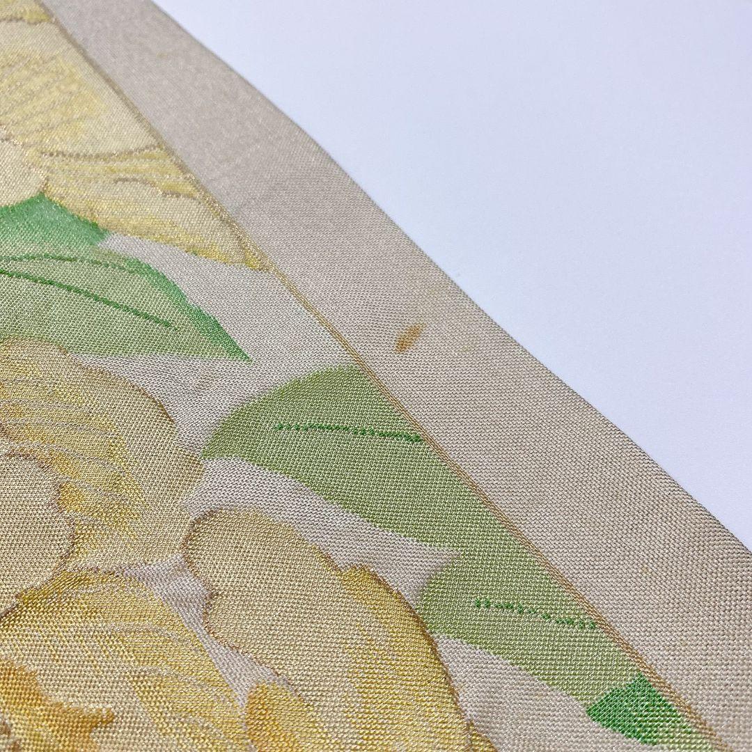 4136# Japanese Vintage Fukuro Obi Belt Kimono Fabric Silk Traditional