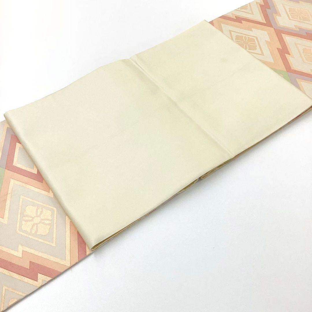 4784# Japanese Vintage Fukuro Obi Belt Kimono Fabric Silk Traditional