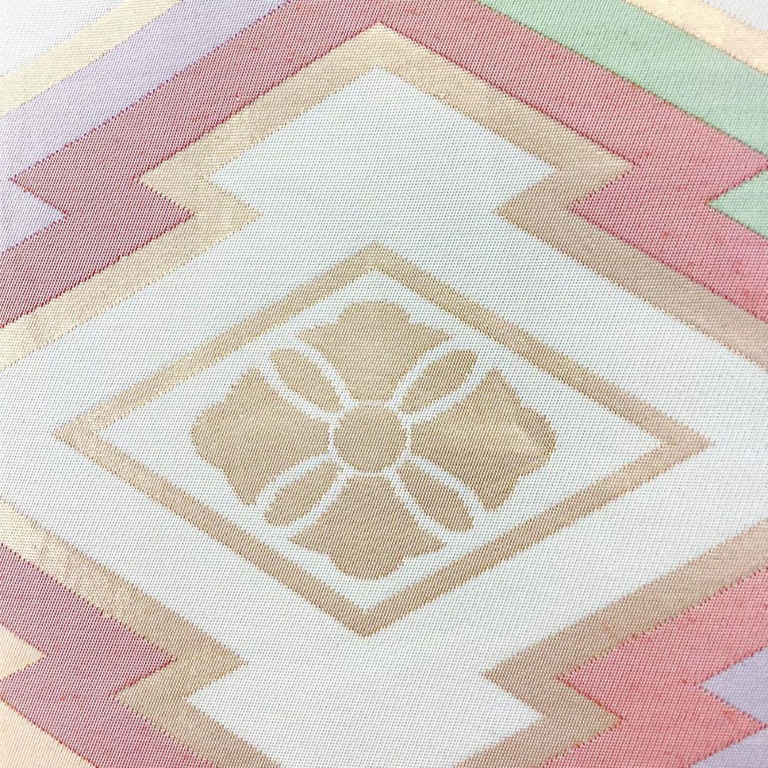 4784# Japanese Vintage Fukuro Obi Belt Kimono Fabric Silk Traditional