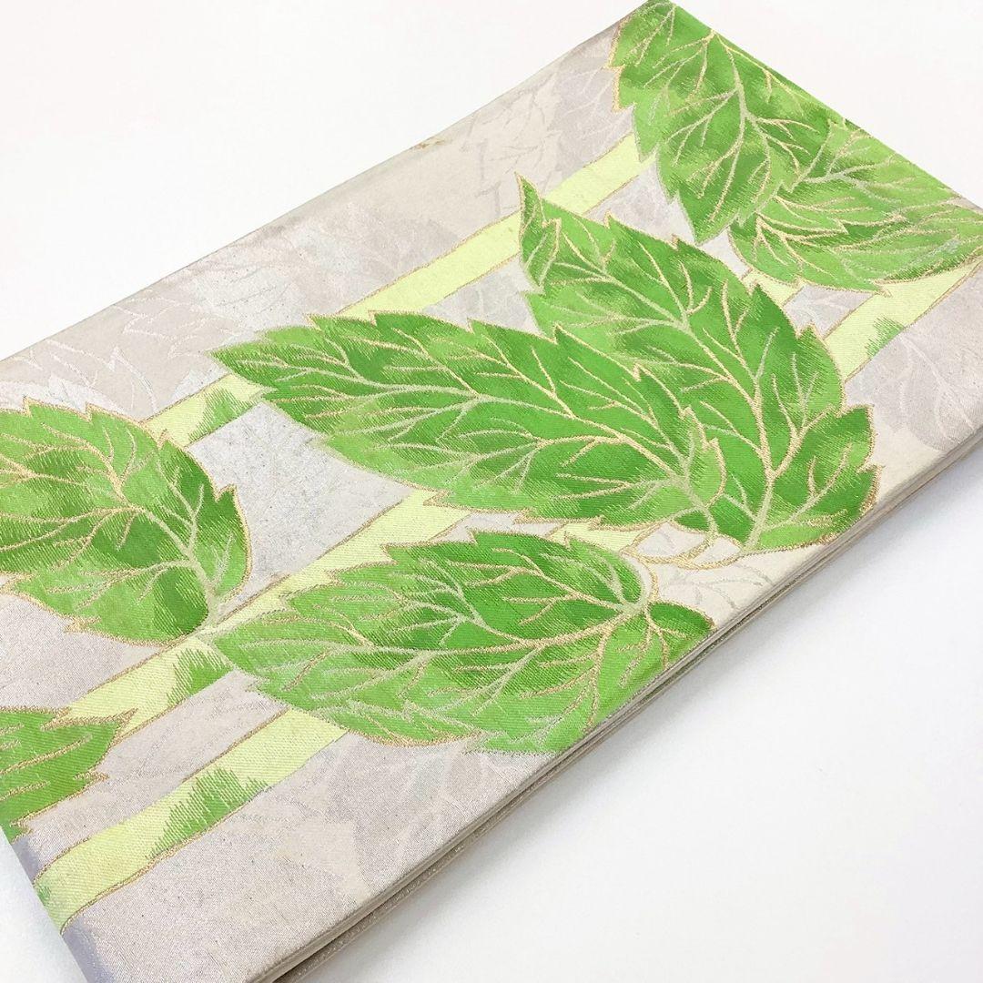 4901# Japanese Vintage Fukuro Obi Belt Kimono Fabric Silk Traditional