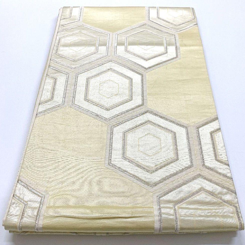 3357# Japanese Vintage Fukuro Obi Belt Kimono Fabric Silk Traditional