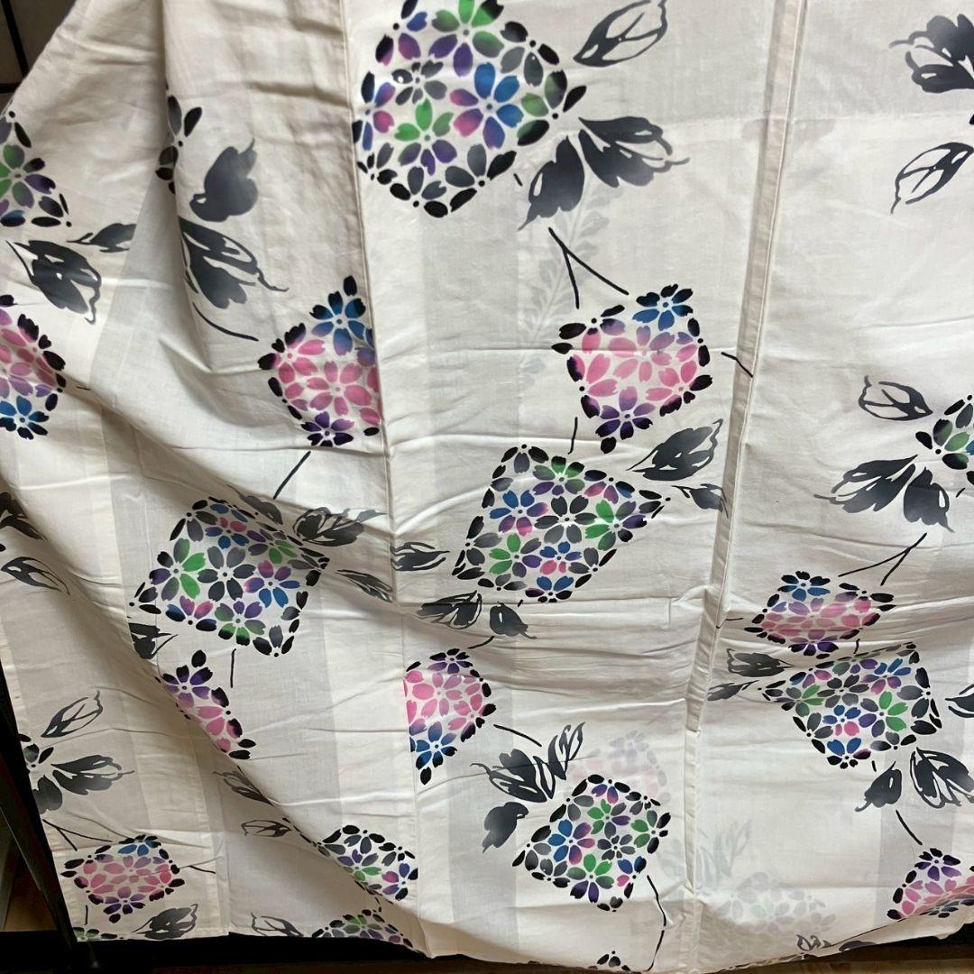 4844# Japanese Yukata Kimono Vintage Cotton Fabric Robe Women's Traditional