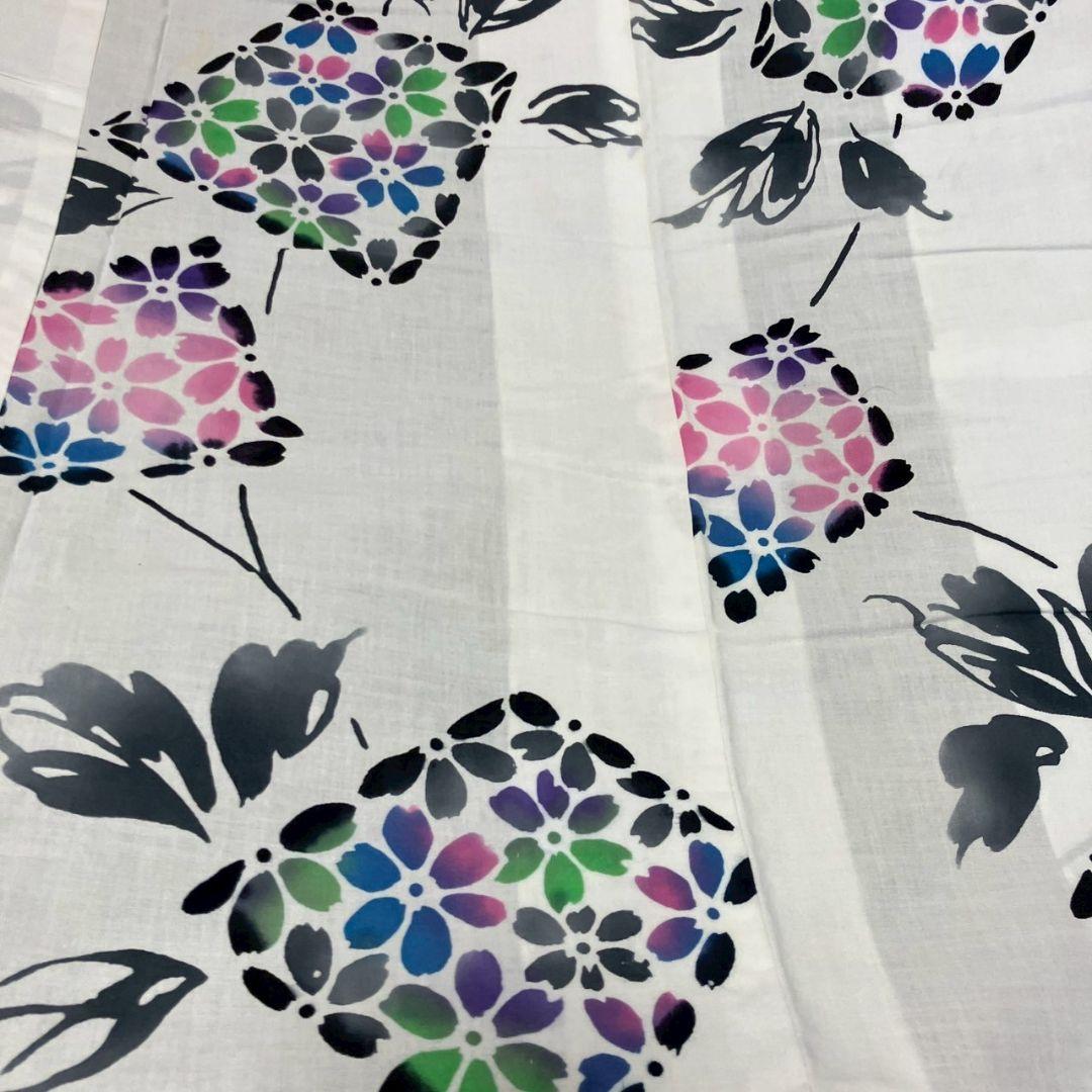 4844# Japanese Yukata Kimono Vintage Cotton Fabric Robe Women's Traditional