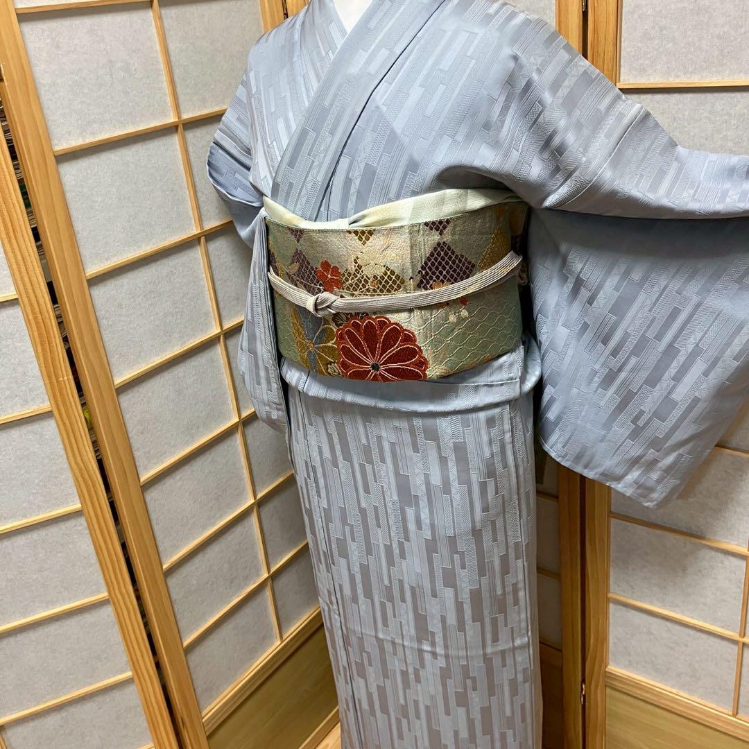 5488# Japanese Kimono Vintage Womens Silk Fabric Robe Kimono only sold