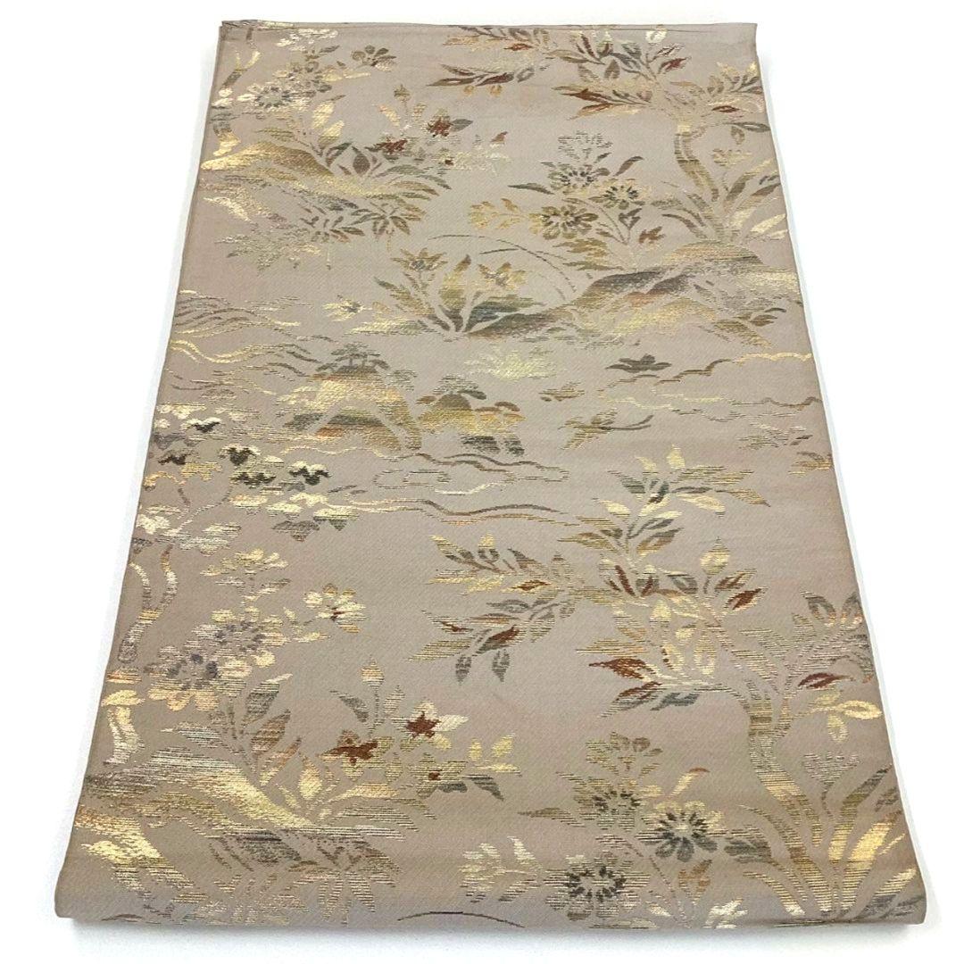 4701# Japanese Vintage Fukuro Obi Belt Kimono Fabric Silk Traditional
