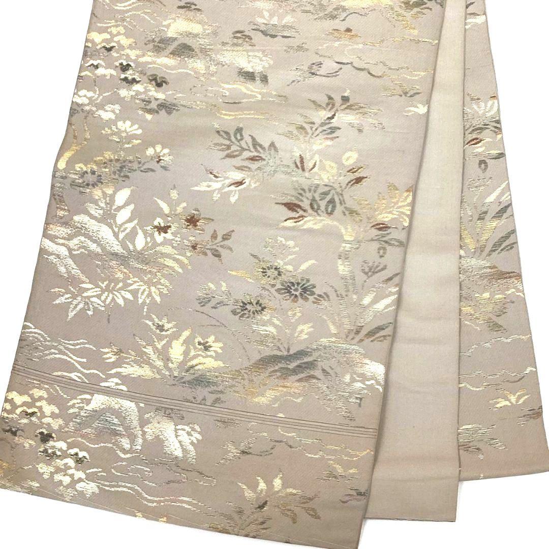 4701# Japanese Vintage Fukuro Obi Belt Kimono Fabric Silk Traditional