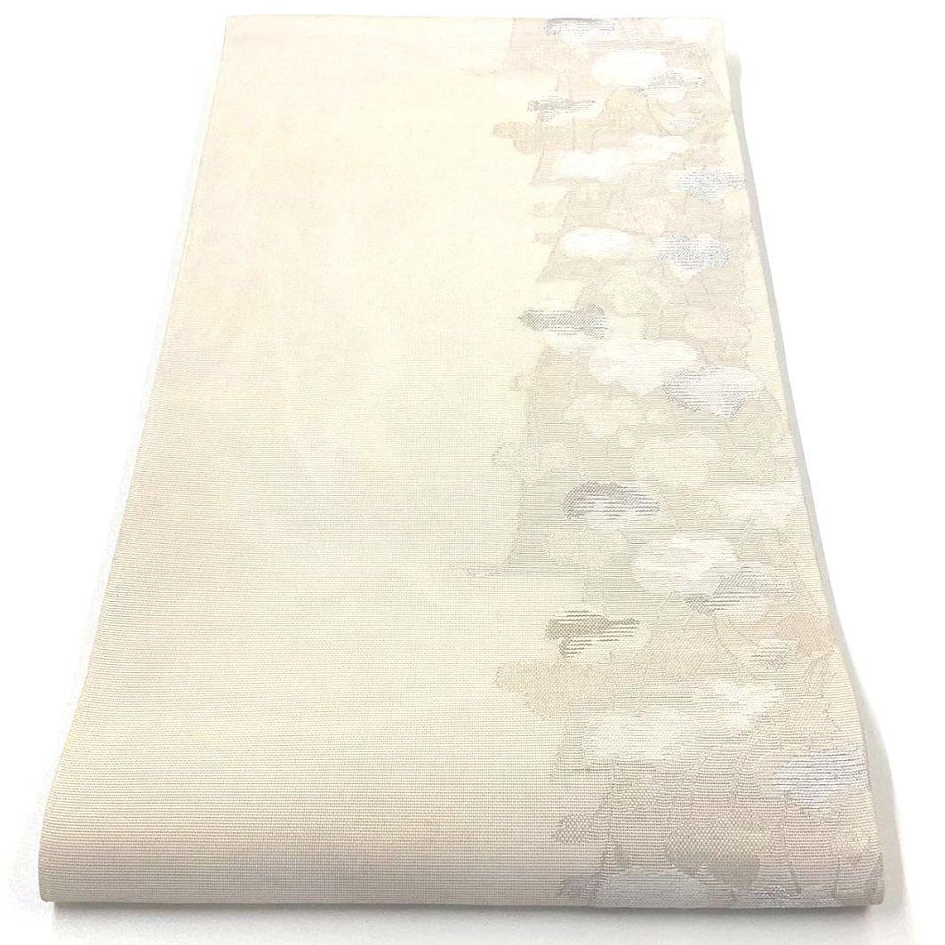 4755# Japanese Vintage Fukuro Obi Belt Kimono Fabric Silk Traditional Summer