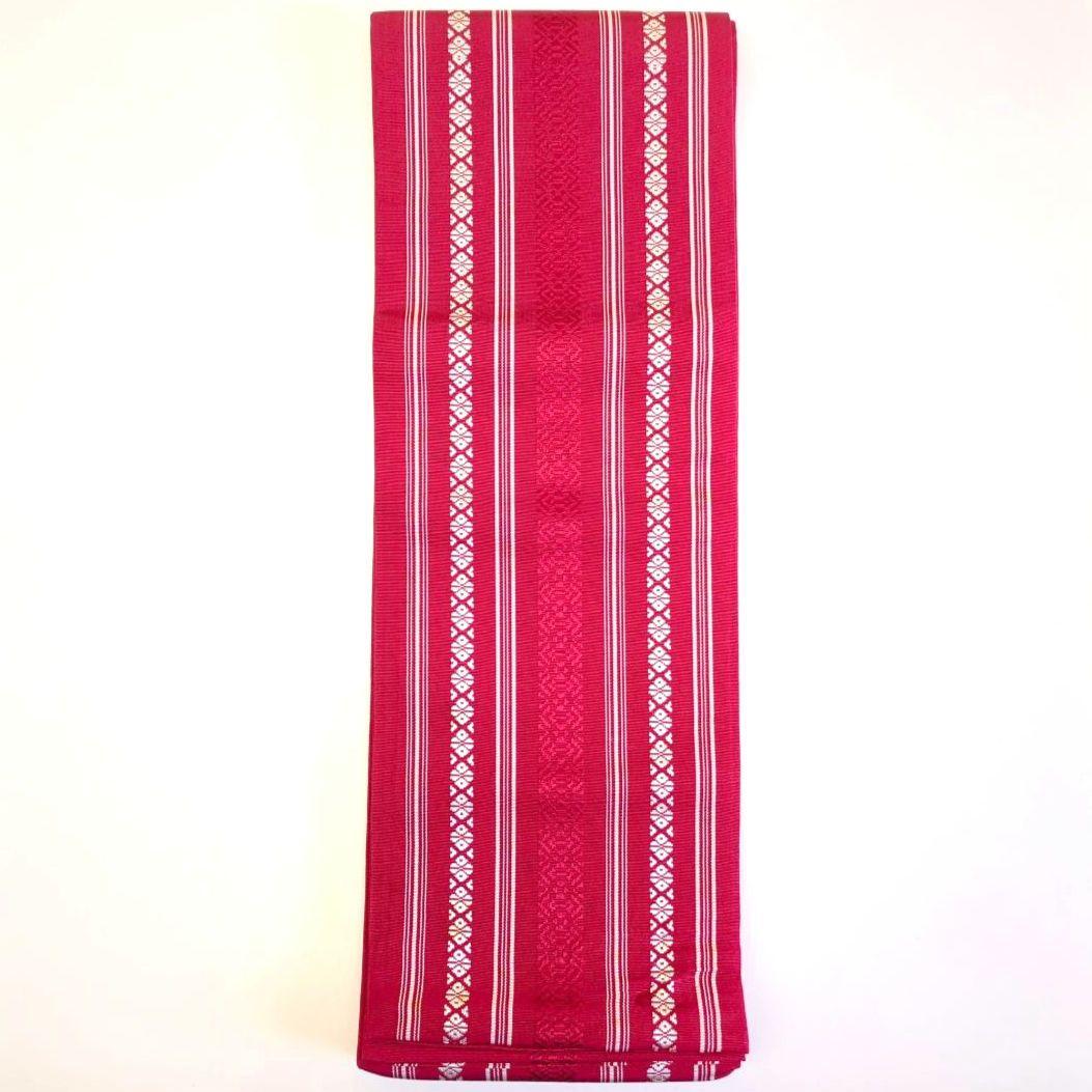 2444# Japanese Vintage Hanhaba Obi Belt Kimono Fabric Yukata Women's Traditional