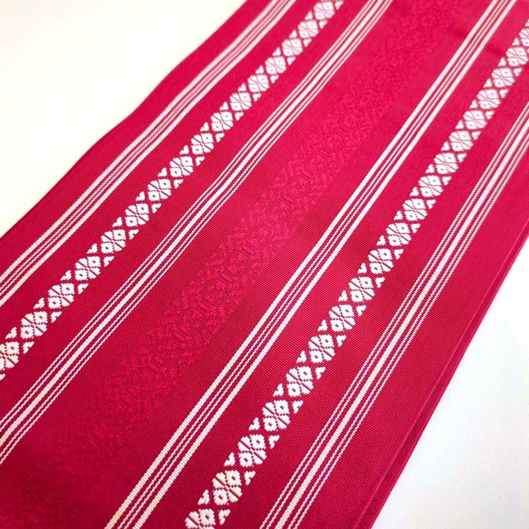 2444# Japanese Vintage Hanhaba Obi Belt Kimono Fabric Yukata Women's Traditional