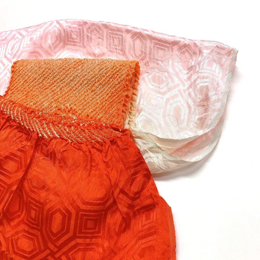 3845# Japanese Kimono Accessory Obiage and Obijime 2-piece Set Silk Shibori