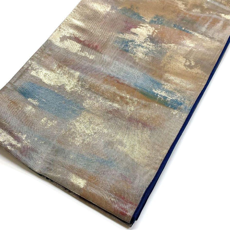 3795# Japanese Vintage Fukuro Obi Belt Kimono Fabric Silk Traditional Untailored