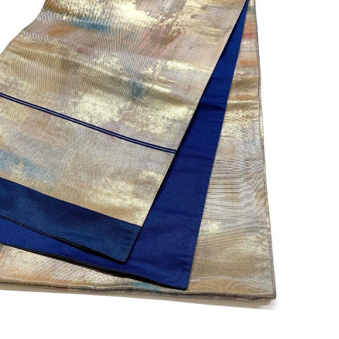 3795# Japanese Vintage Fukuro Obi Belt Kimono Fabric Silk Traditional Untailored