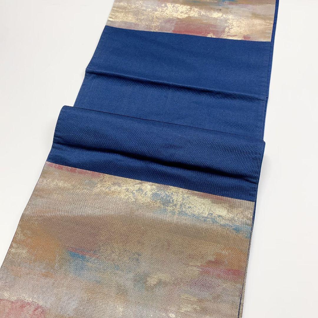 3795# Japanese Vintage Fukuro Obi Belt Kimono Fabric Silk Traditional Untailored
