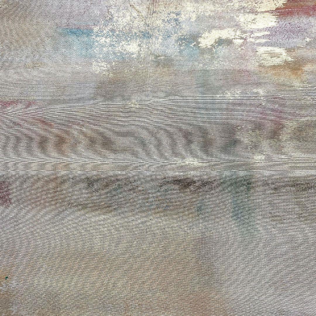 3795# Japanese Vintage Fukuro Obi Belt Kimono Fabric Silk Traditional Untailored